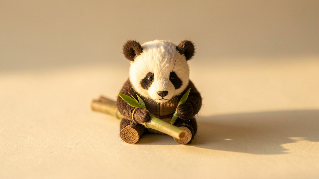 Detalhe fotográfico relacionado a A Vegetariana da Família: Por que o Urso-Panda Come Bambu e Não Carne?